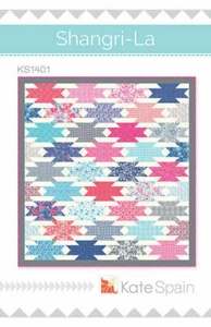 Quilt Pattern SHANGRI-LA Moda KATE SPAIN Fat Quarter Friendly PARADISIO - Picture 1 of 3