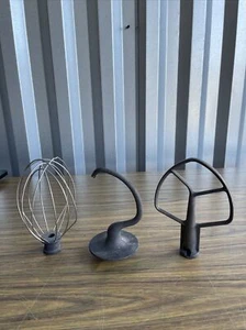 Stainless Steel Paddle Dough Hook & Whisk For KitchenAid Lift Stand Mixers - Imagen 1 de 7