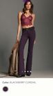 Mother The Weekender In BlackBerry cordial Size 25 Flare Jeans