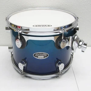PDP by DW LX Maple 12" x 9" TOM DRUM, "Regal-Royal" Fade, w/ STM Mount (Blue) - Picture 1 of 4