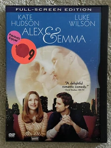 Alex and Emma (DVD, 2003, Standard)-Like New - Picture 1 of 3