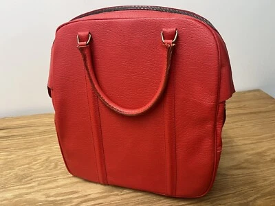 1970’S AMELIA EARHART BRIGHT RED RETRO OVERNIGHT CARRY ON TRAVEL TOTE BAG Korea - Image 1 of 4