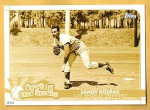 SANDY KOUFAX 2020 TOPPS OPENING DAY 5 x 7 Spring has Sprung 10/10 #SHS-4 - Picture 1 of 1