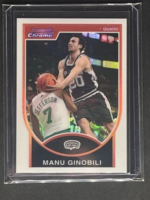 2007-08 Bowman  Chrome Refractor /299 Manu Ginobili #51 - Image 1 of 2