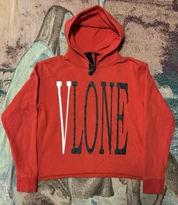Vlone Staple Red / White Hoodie Size Large - Picture 1 of 7