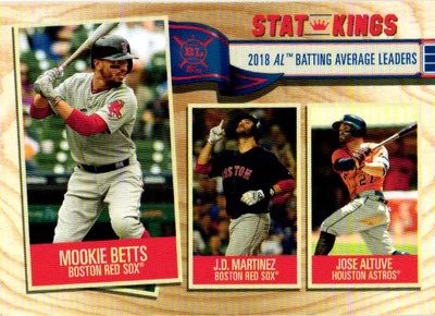 2019 Topps Big League #359 Mookie Betts / J.D. Martinez / Jose Altuve - Image 1 of 2