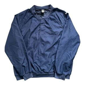 Vintage Nike Golf Pullover Navy Windbreaker Sweatshirt Men’s Large 90s - Picture 1 of 10