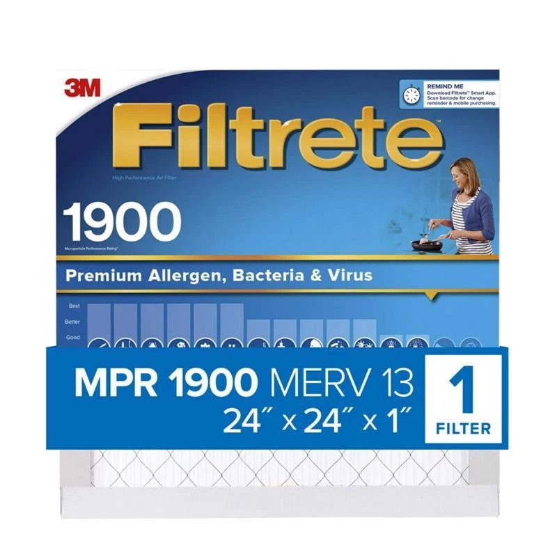 Filtrete Ultimate Allergen 24x24x1 MPR 1900 - Single