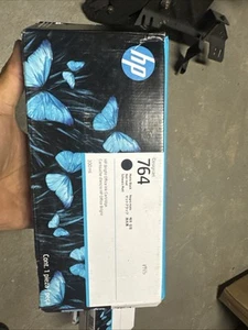 HP 764 300-ml Matte Black DesignJet Ink Cartridge, C1Q16A New Expires 2026 - Photo 1/2