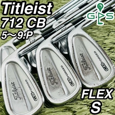 Titleist 712CB Irons #5-9,Pw(6Clubs)/DynamicGold S200 Steel/Flex:Stiff - Image 1 of 4
