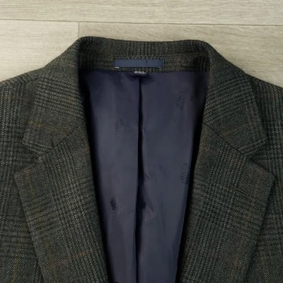 Jos A Bank 1905 Blazer Men's 44L Tailored Fit 2 BTn Dual Vent Elbow Patch Brrr - Image 1 of 4