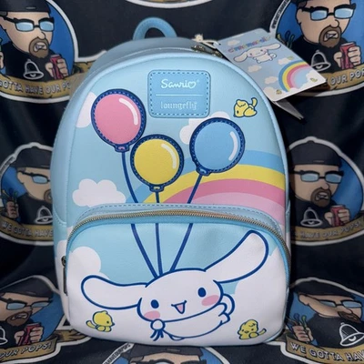 Loungefly Sanrio корицы воздушные шары небо птицы мини рюкзак GameStop эксклюзивный - Изображение 1 из 2