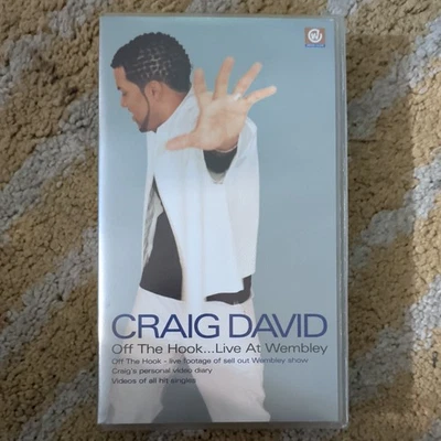 CRAIG DAVID, OFF THE HOOK, LIVE AT  WEMBLEY VHS VIDEO - Image 1 of 3