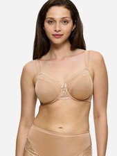 Entlastungs BH ohne Bügel, beige 80C