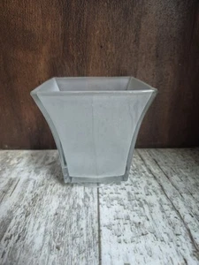 Repuesto de ventilador de techo de diseño cuadrado acampanado pantalla lámpara luz esmerilada - Imagen 1 de 6