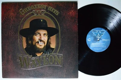 WAYLON JENNINGS Greatest Hits RCA VICTOR LP VG++ embossed textured cover 1st - Image 1 of 2