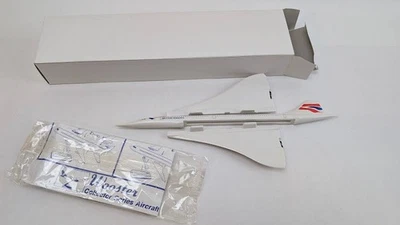 Modelo de escritorio de avión jet CONCORDE de British Airways por Wooster 1:250 Foto 1 de 4