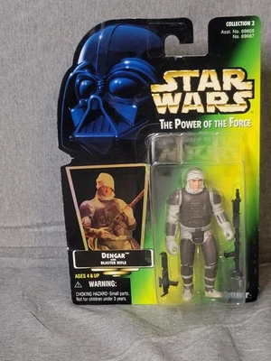 Star Wars El Poder de la Fuerza Dengar Con Rifle Bláster Kenner 1997 NUEVO Foto 1 de 4