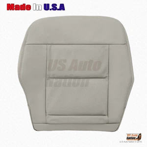 2012 2013 Mercedes Benz E350 E550 DRIVER Side Bottom PERFORATED Seat Cover Gray - Picture 1 of 9