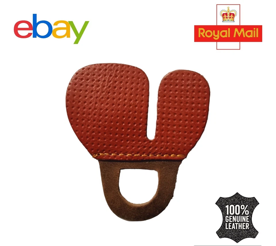 Archery Finger Tab Saver Protect Guard Cow Leather Top Quality AAA Material. - Image 1 of 1