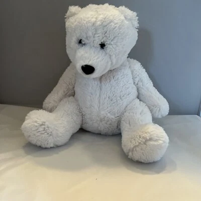 Juguete de peluche Aeropostale 17 pulgadas blanco ojos negros y nariz 2012 Foto 1 de 4