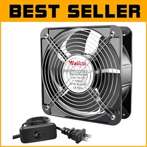Metal Frame 200mm AC Muffin Fan with 42dBA Noise Level - Ideal for Ventilation - Afbeelding 1 van 9