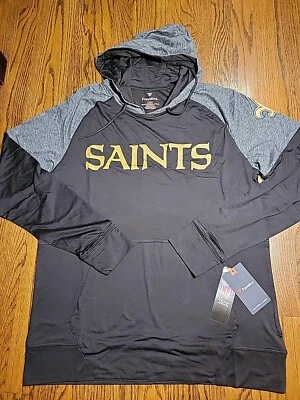 Sudadera con Capucha Fanactics New Orleans Saints Talla PARA HOMBRES GRANDE FÚTBOL AMERICANO NFL NUEVA CON ETIQUETAS Foto 1 de 4