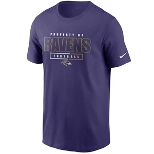Baltimore Ravens Nike Team Property Of Essential T-Shirt - Purple - Picture 1 of 2