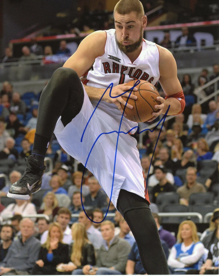 Jonas Valanciunas Autographed 8x10 Toronto Raptors Free Shipping #S2653 - Image 1 of 1