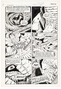 Giffen Superman Taschenbuch 72 pg 20 (1985 German EHAPA) PRIME GIFFEN VS ALIENS! - Bild 1 von 2