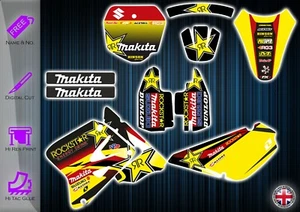 PEGATINAS SUZUKI RM85 - KIT DE GRÁFICOS RM85 - CALCOMANÍAS SUZUKI - KIT DE GRÁFICOS RM85 - Imagen 1 de 2