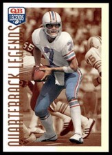 1993 Quarterback Legends 35 Dan Pastorini  Houston Oilers  Football Card