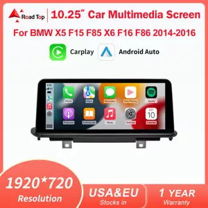 Wireless CarPlay Andriod Auto Touchscreen For BMW X5 F15 F85 X6 F16 F86 NBT Navi - Picture 1 of 13