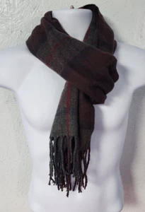 Alpine Swiss Mens Plaid Scarf Soft Winter Shawl Lightweight Cold-Weather Gear - Picture 1 of 6