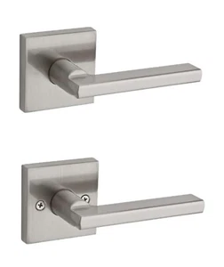 Puerta de paso universal níquel satinado Kwikset, serie Signature | salón + armario - Imagen 1 de 9