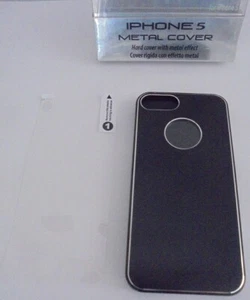 IPHONE 5 CUSTODIA METAL + PELLICOLA PROTETTIVA PURO - Foto 1 di 1