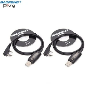 2 szt. Kabel do programowania USB do radia BaoFeng UV-5R GT-3 BF-UVB2 Plus 888S UV-82 - Zdjęcie 1 z 7