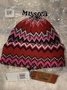 Neu mit Etikett Missoni Cappello Unica D8155 mehrfarbige Beanie Italien Erwachsene - Bild 1 von 5