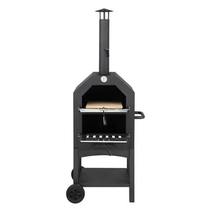 Outdoor Wood Fired Pizza Oven with Stone Peel Grill Rack for Camp and For - Picture 1 of 12