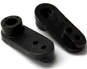 02372 2 x Plastic Servo Horn Arm Single 1 Point 25T 25 Teeth Tooth HSP Steering - Picture 1 of 1