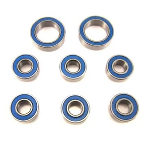 TRB RC Wheel-Axle Bearings Set BLU 5x11x4mm-10x15x4mm Axial SCX10 Wraith AX10 - Picture 1 of 3
