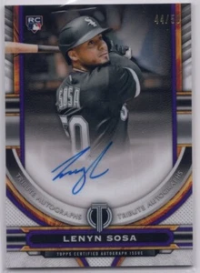 Lenyn Sosa 2023 Topps Tribute Baseball Autograph #44/50 - Picture 1 of 2