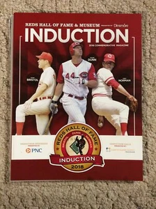 CINCINNATI REDS 2018 HALL OF FAME INDUCTION PROGRAM Dunn / Norman / Bristol - Picture 1 of 2