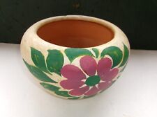 Antique BEAUTIFUL Clay Planter/Vase 9" DIAMETER x 5" TALL
