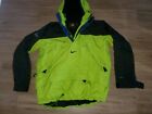 Vtg 90’s Nike ACG center swoosh lime green Hooded Zip Coat pullover jacket