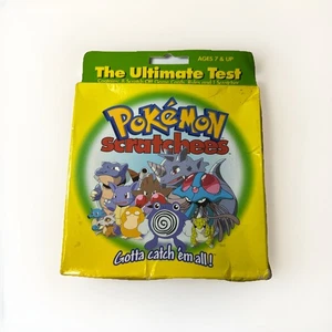 New Sealed VINTAGE Decipher POKEMON SCRATCHEES Scratch Off The Ultimate Test - Picture 1 of 7