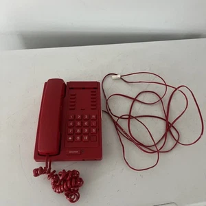 BT Vanvuard 10E vintage Red house Phone land line - Picture 1 of 9
