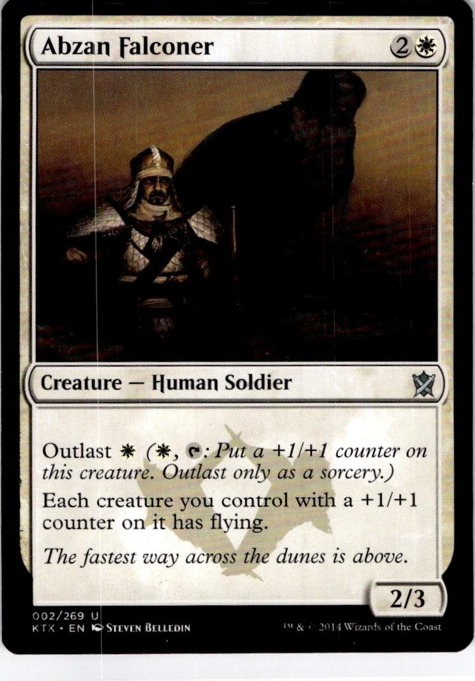 MTG Abzan Falconer Khans of Tarkir Uncommon #2 - Image 1 of 2