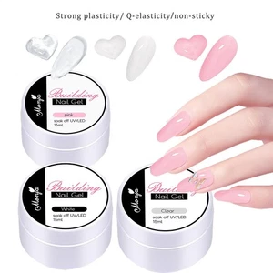 Solid Builder Gel Hard Nail Extension Builder Gel No-sticky UV Gel Nail Art Tool - Picture 1 of 15