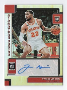 2022-23 Donruss Optic Prizm Signature Series Rookie RC TYRESE MARTIN #SS-TYM - Picture 1 of 2